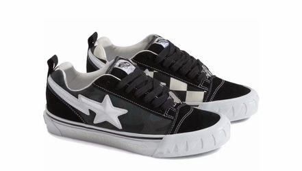 Bape vans black & white size 11M now available