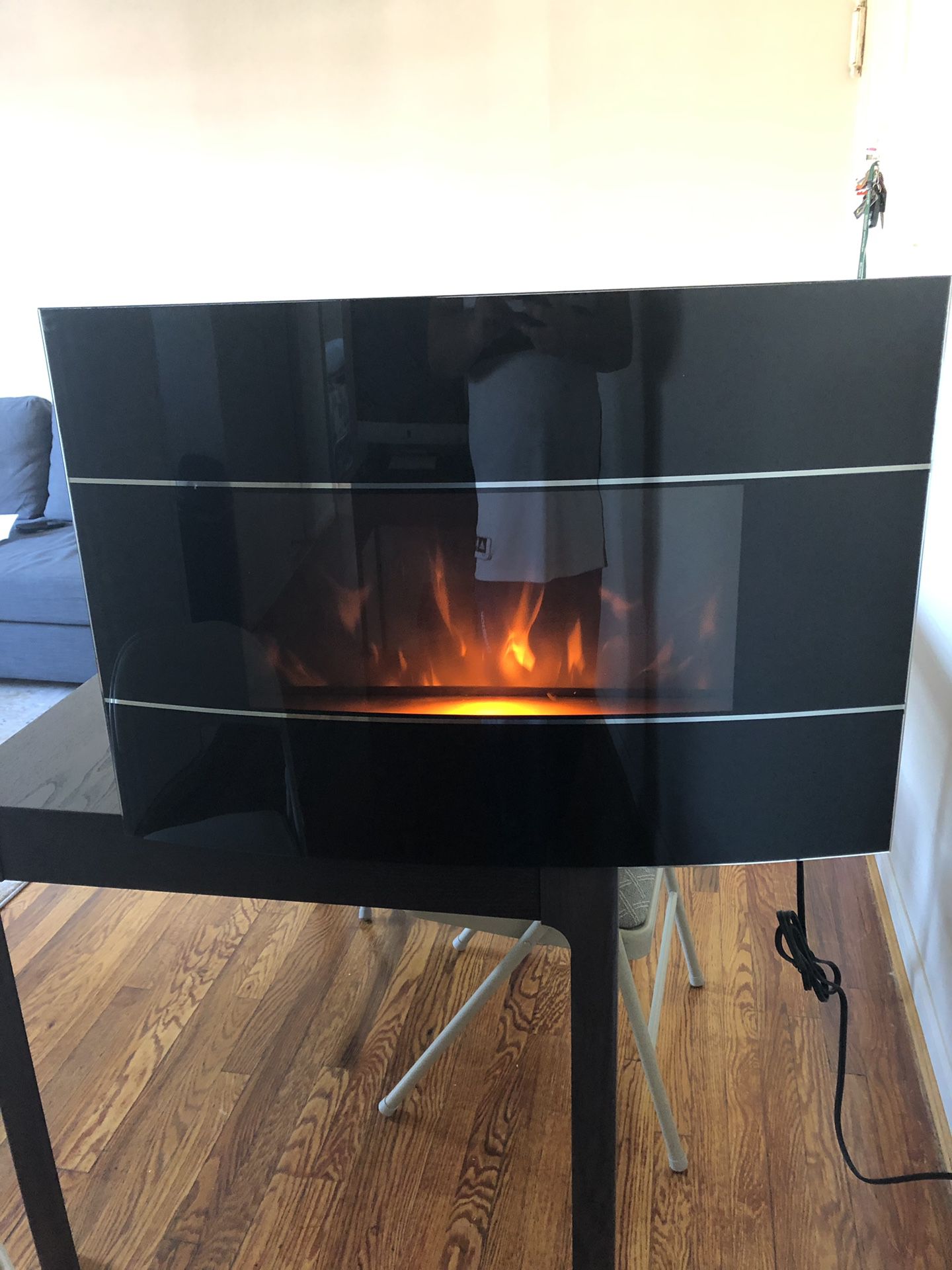 Electric fireplace heater