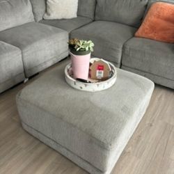 Grey Sectional Needs Some Cleaning (had Pets Around)  Take As Is Price Is Firm 