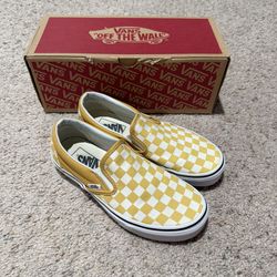 Vans Classic Slip-on Checkerboard Ochre/True