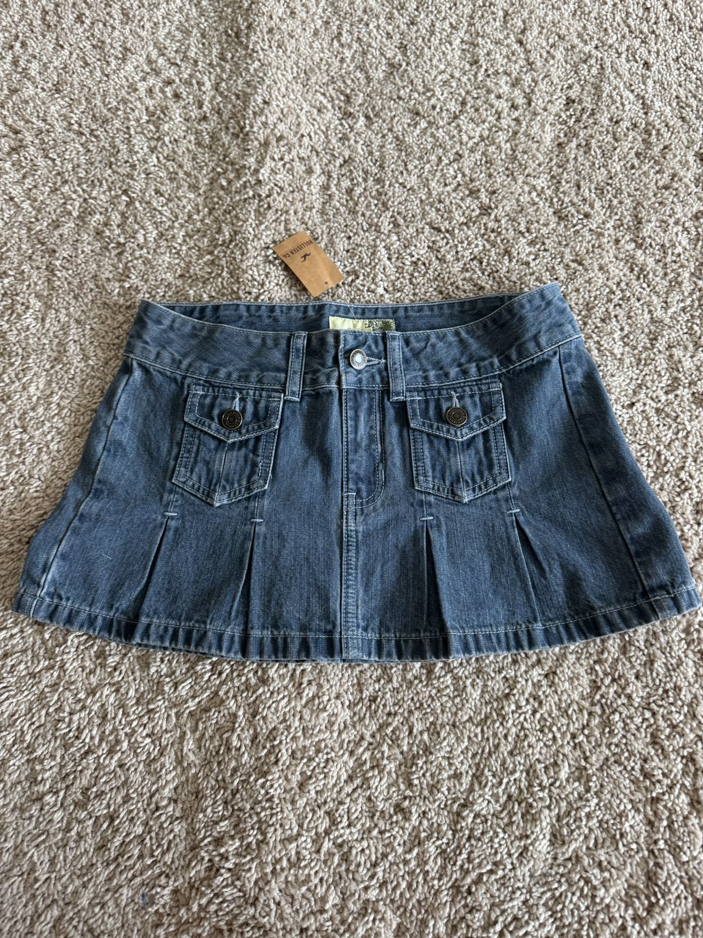 Hollister Co. Women’s Blue Micro Mini Skirt – Size 0