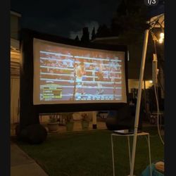 Inflatable Projector Movie