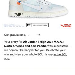 Jordan 1 off white
