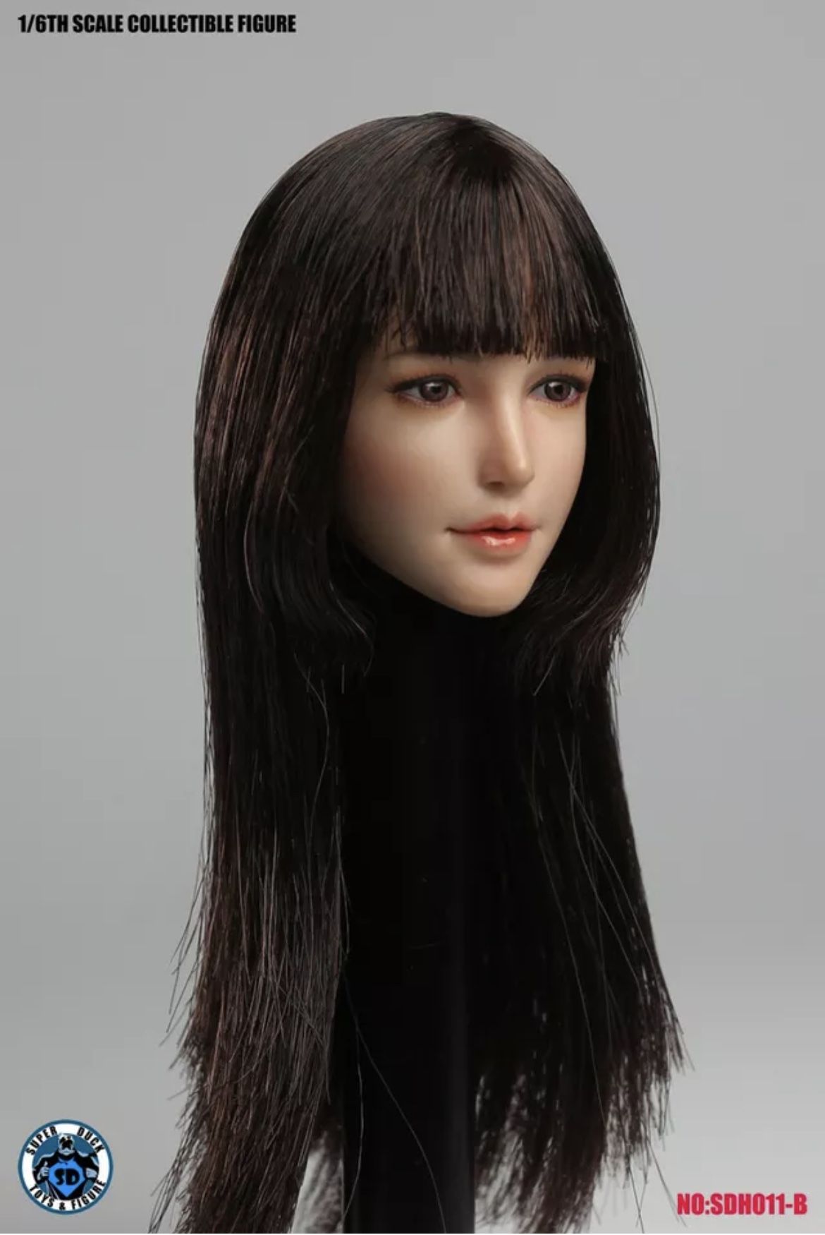 Super Duck 1/6 Scale Sexy Asian Adult Actress Head Sculpt For 12