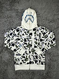 Bape”Space Camo”Shark Full Zip Up Hoodie💫🌍|Size M📲|BNWT🏷️🏷️