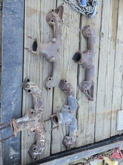 Small Chevy Ram Horn Exhaust Manifolds