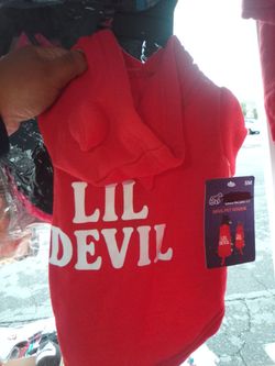 Lil Devil Pet Hoodie Small and 3xL