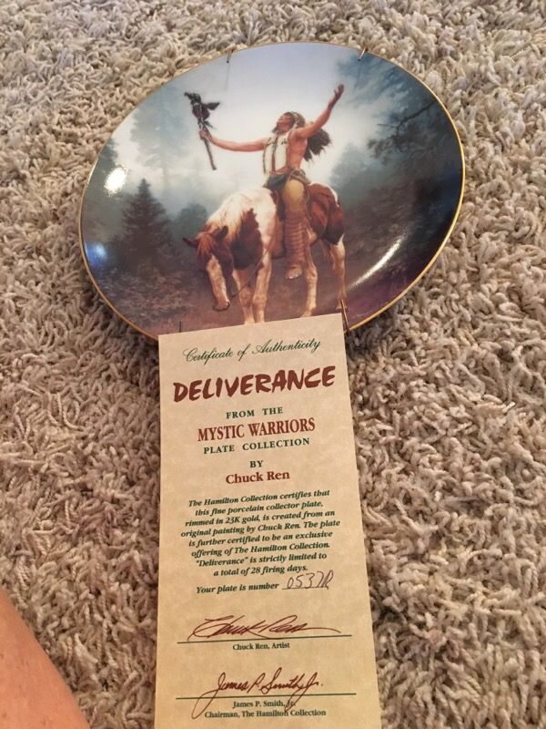 Chuck DeHaan / Hamilton collection plates