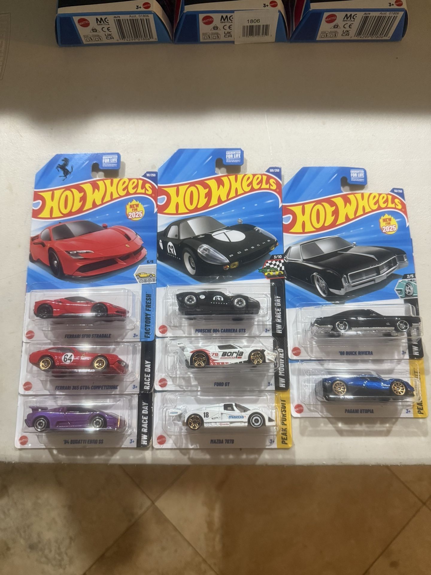2025 Hot Wheels 8 Car Super Car Lot! (Ferrari, Bugatti, Porsche & More!)