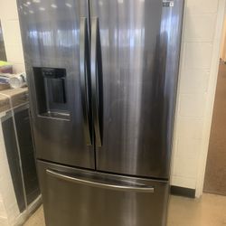 Samsung 36” French Door Fridge In Black Stainless Working Perfectly 4 Months Warranty 