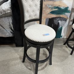 Solid Wood Barstool  Swivel 