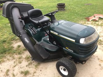 2002 Craftsman LT1000 Lawnmower with Grass Bagger for Sale in