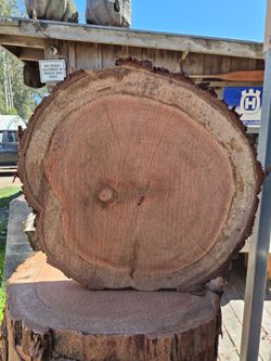 Redwood cross grain cuts