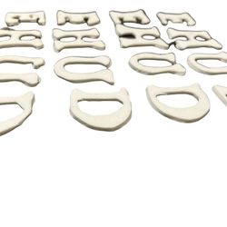 EHUD - Judges White Foam Cut Out Letters 