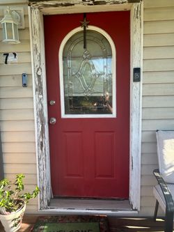 Front door, 35 3/4 w, 79 L.  Back door,  , $100 each or both $160