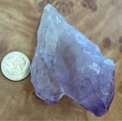 amethyst double point