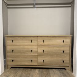Long 6 Drawer Dresser