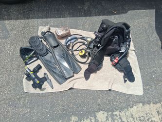 Scuba pro diver gear..