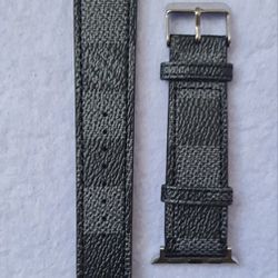 NEW LOUIS VUITTON REPURPOSED CHECK PATTERN APPLE WATCH BAND STRAP 38/40/41