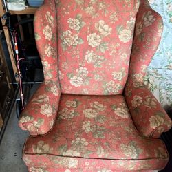 Wingback Chairs - Pair In Good Condition