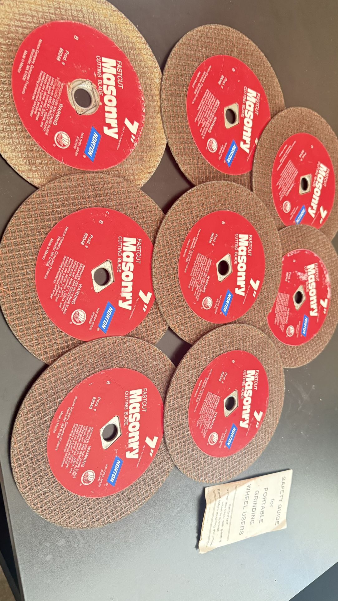 Norton Fastcut Masonry Cutting Blades 89347