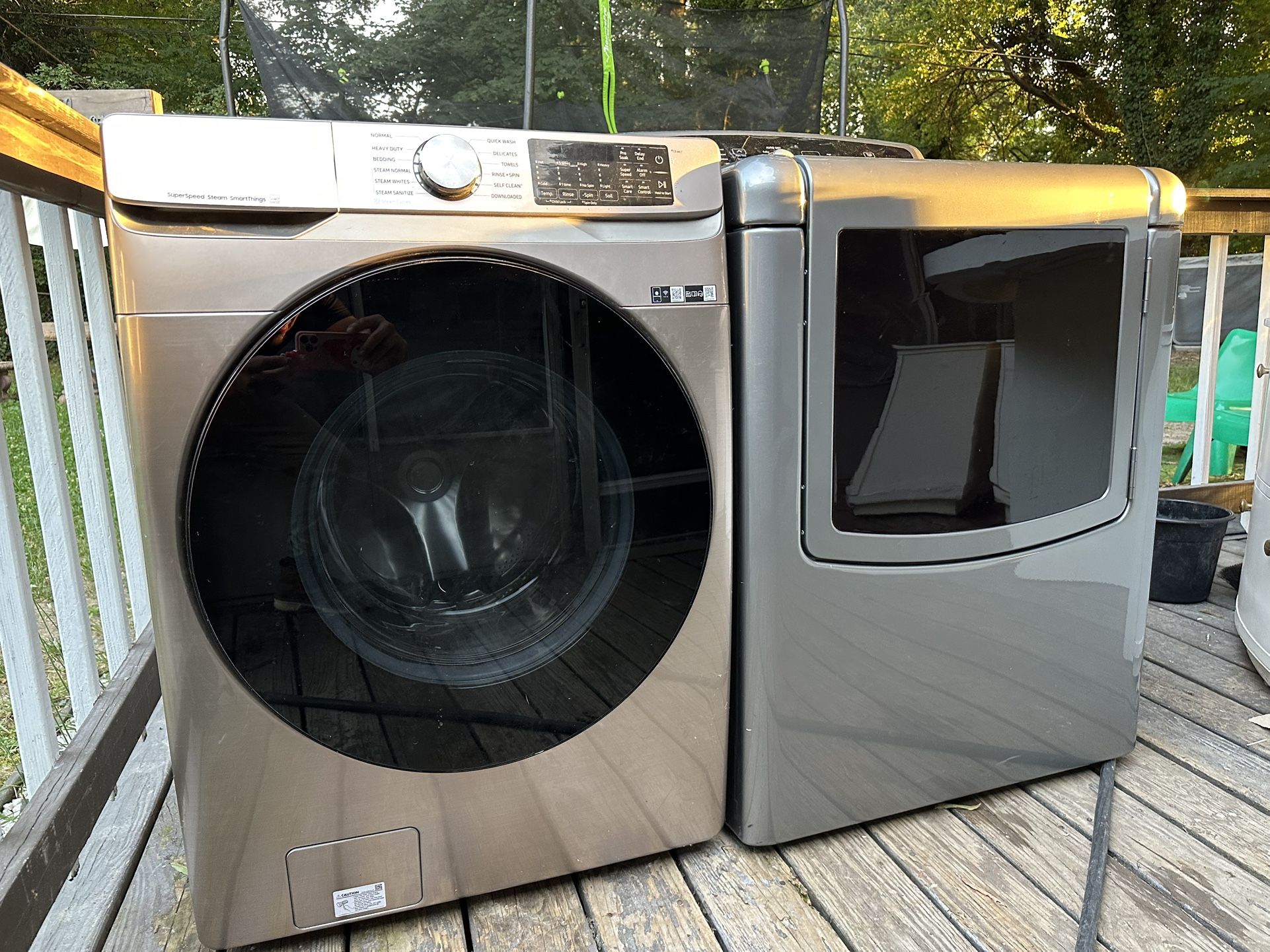 Samsung Washer and Kenmore Dryer