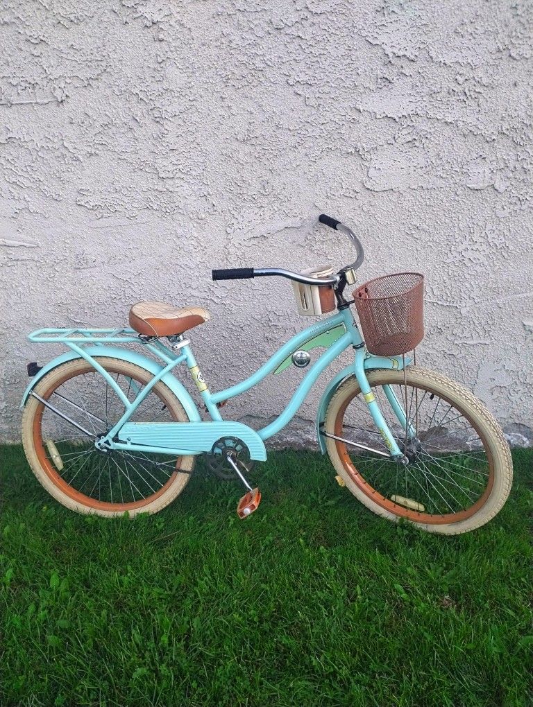 Women's Huffy Nel Lusso 24" Beach Cruiser Bike Bicicleta Basket