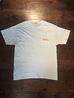 White TShirt with a Girl Riding Fish Graphic