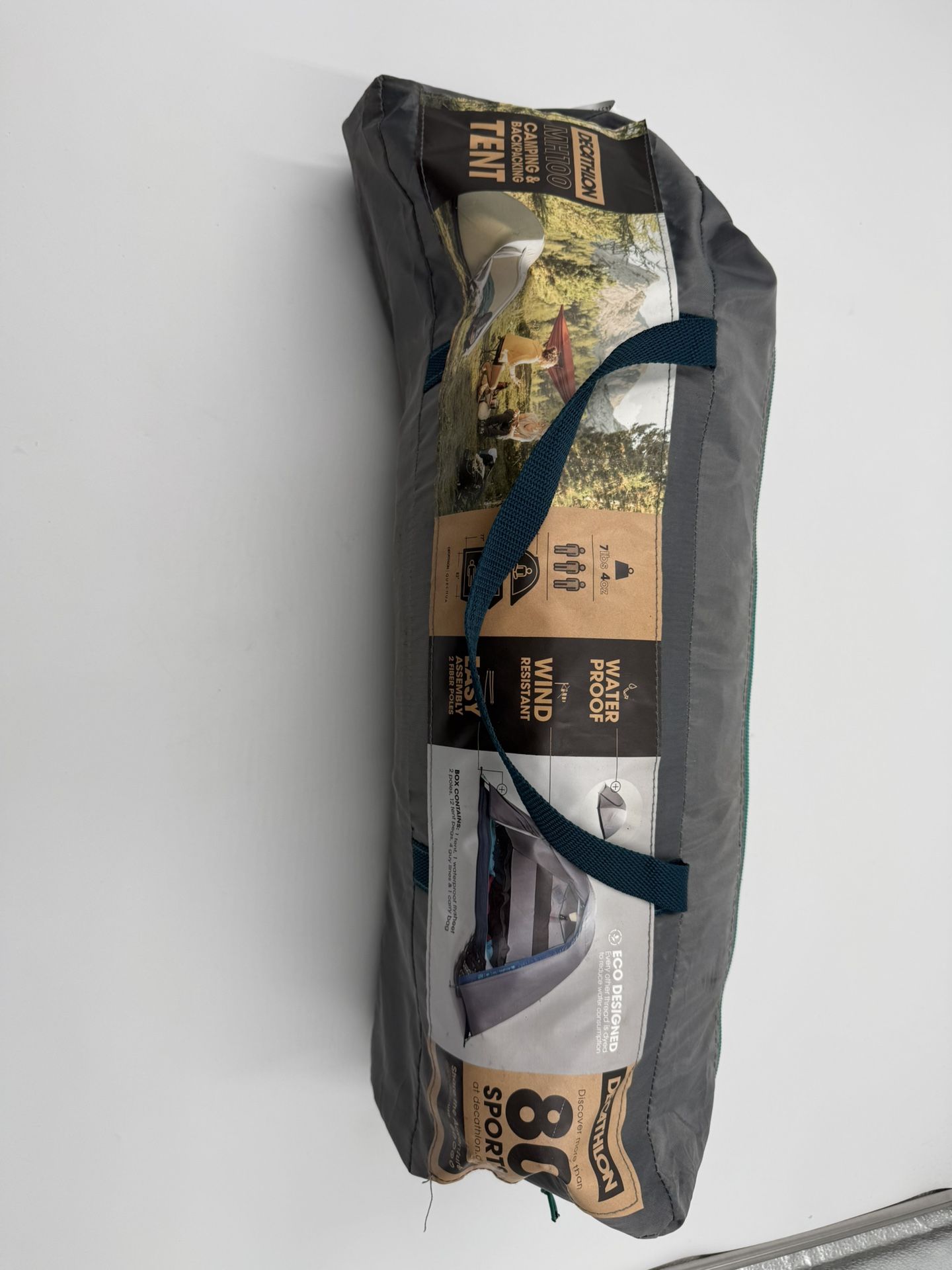 Decathlon MH100 3-Person Camping Tent – Waterproof, Wind Resistant, Backpacking