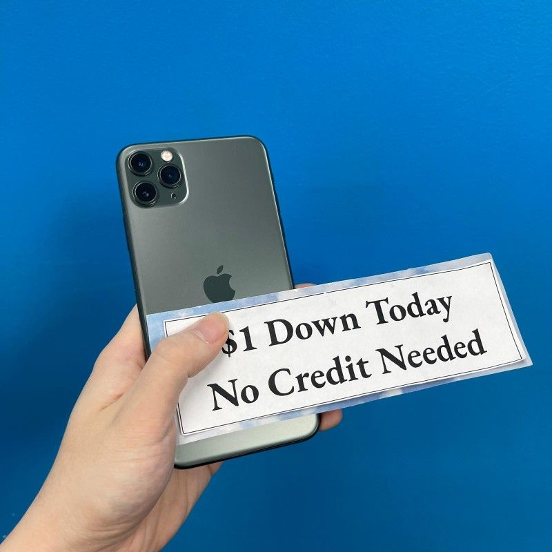Apple IPhone 11 Pro Max Unlocked - Black Friday Deals 10% OFF - - PAYMENTS AVAILABLE With $1 DOWN - NO CREDIT NEEDED