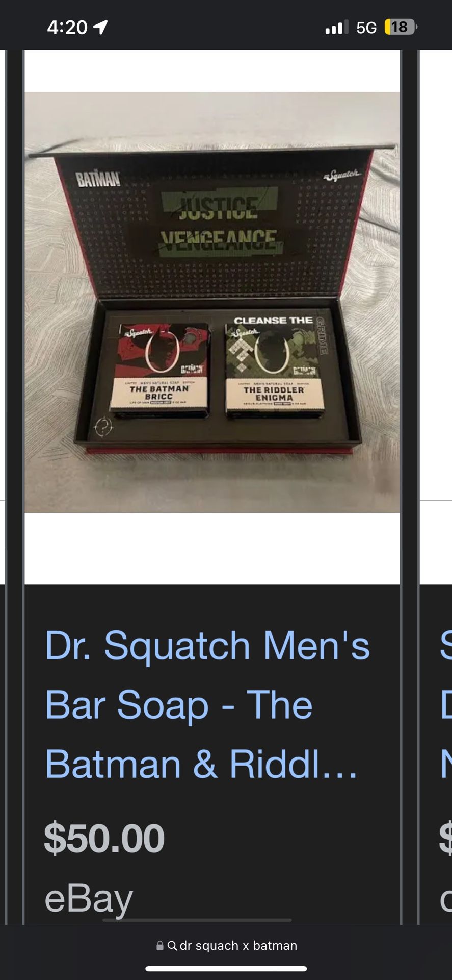 Dr Squach X Batman The Riddler Soap Bundle