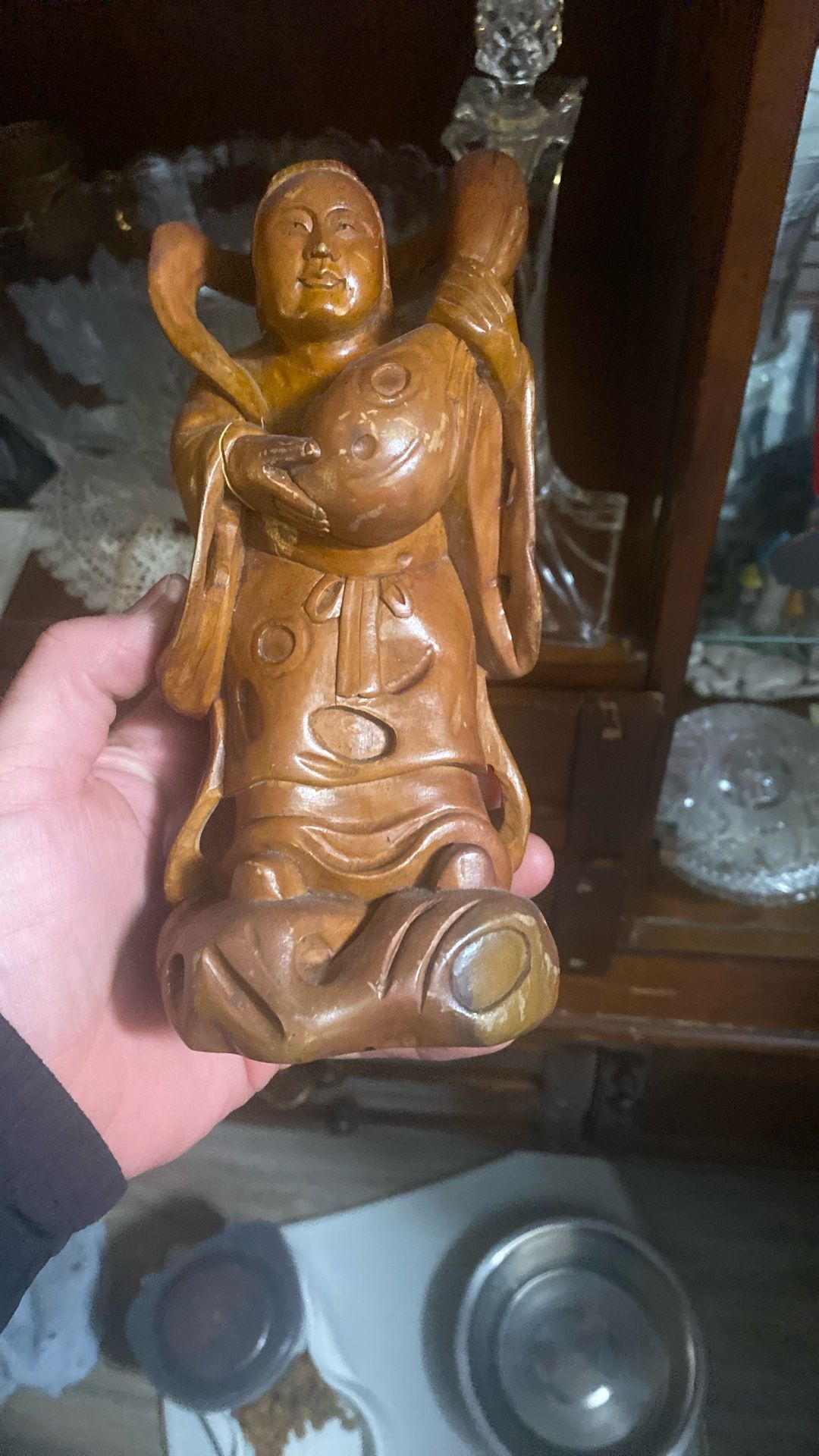 Carved Wooden Chinese Women