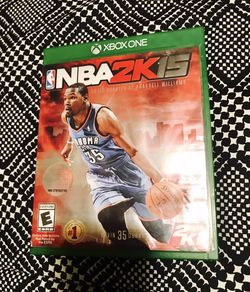 XBOX ONE "NBA 2K 15" games in great condition...
