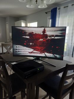 32in msi curved monitor Hzfull and headset