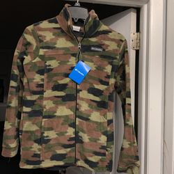 Camouflage Green Boys Columbia Jacket