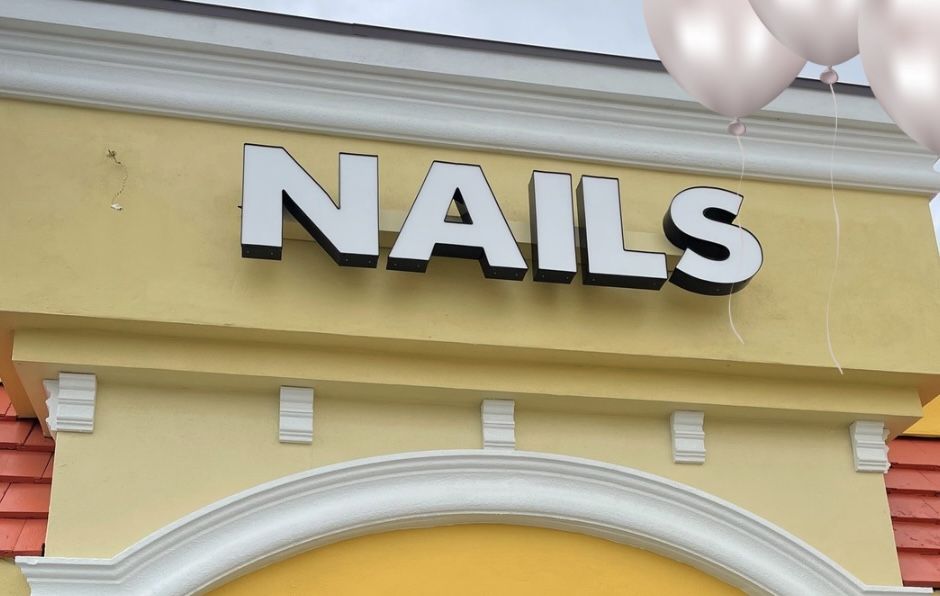 Nail Salon Sign For Business 