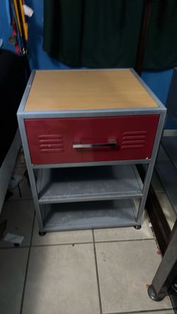 Pottery barn kids locker style nightstand