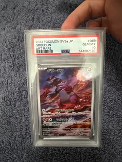 2023 POKEMON JAPANESE SV3a-RAGING SURF #069 GROUDON ART RARE