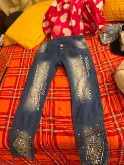 Blue and white size 13