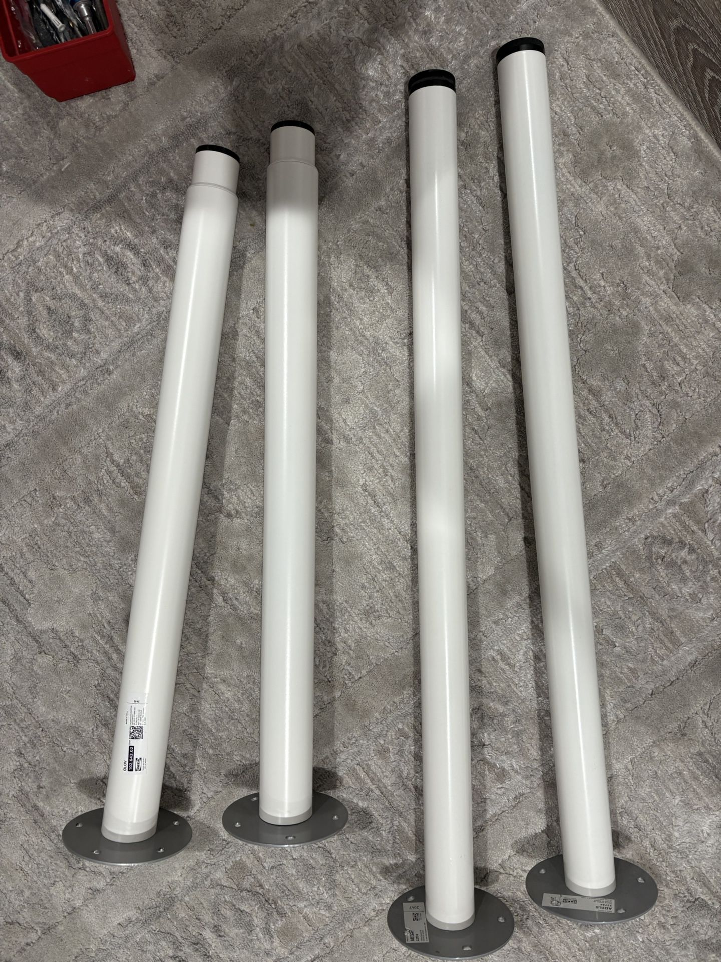 8 IKEA Desk Legs. Free