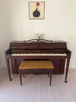 Baldwin Acrosonic Upright Piano with Matching Bench