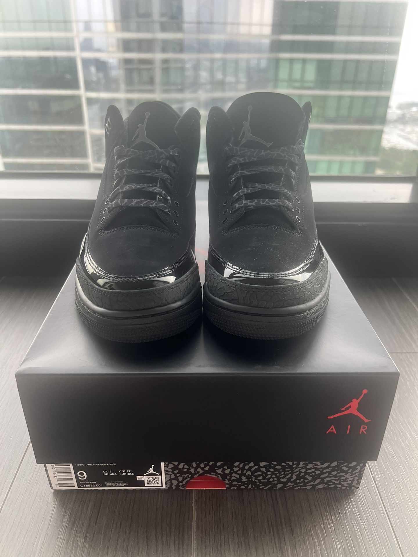 Jordan Retro 3 Black cat