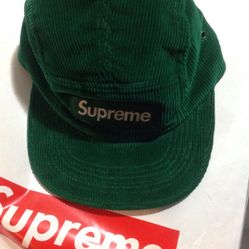Supreme 2012 Corduroy Camp Cap Green