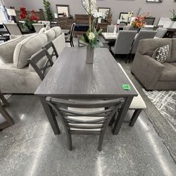 6 PC DINING TABLE 