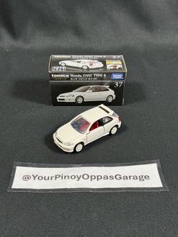 1/62 Takara Tomy Tomica Premium #37 - White Honda Civic Type-R (2019)