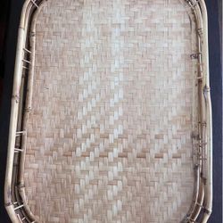 Vintage Bamboo Serving Trays Set of 6