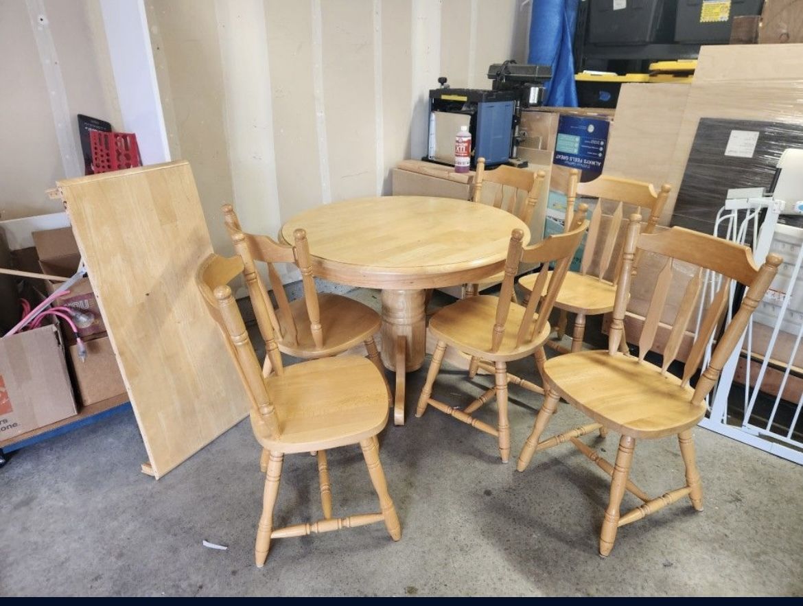 Dining table Set With Leaf