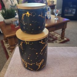 Ceramic Canister Jar Set