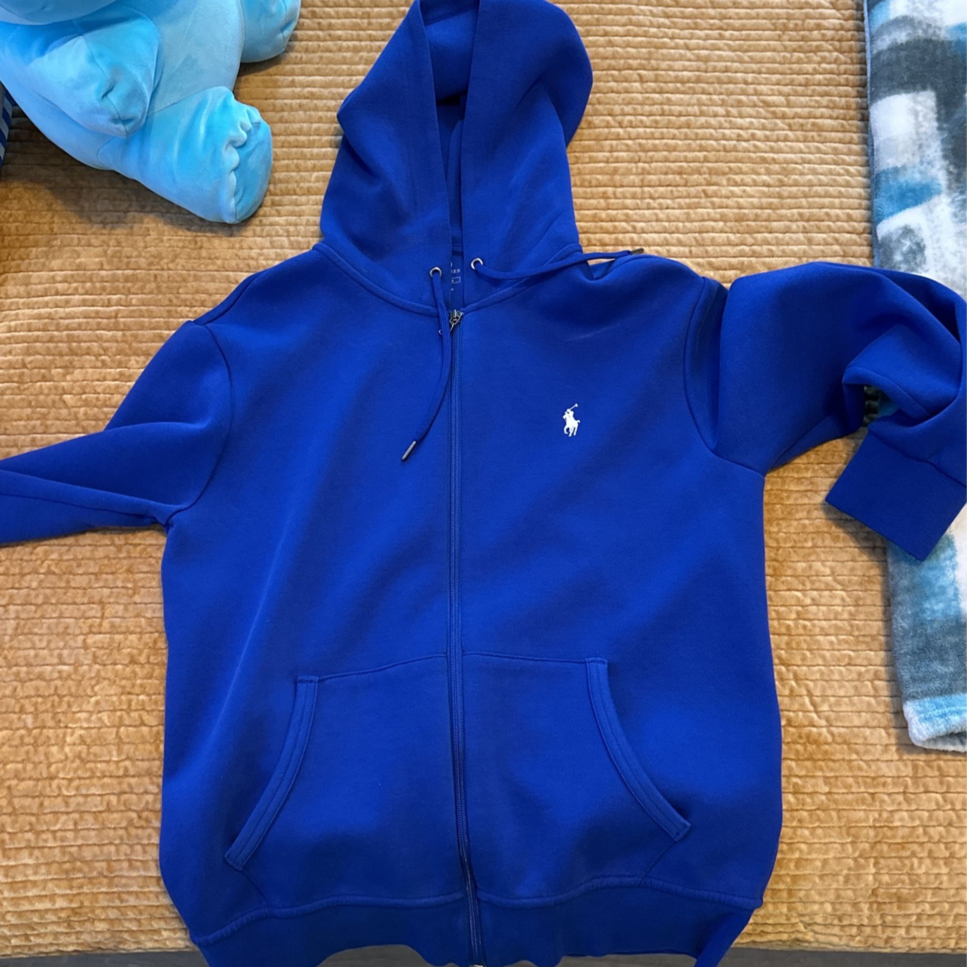 Blue Polo Zip Up 