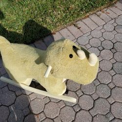 Baby Rocker Green Hippo  Very Cute.